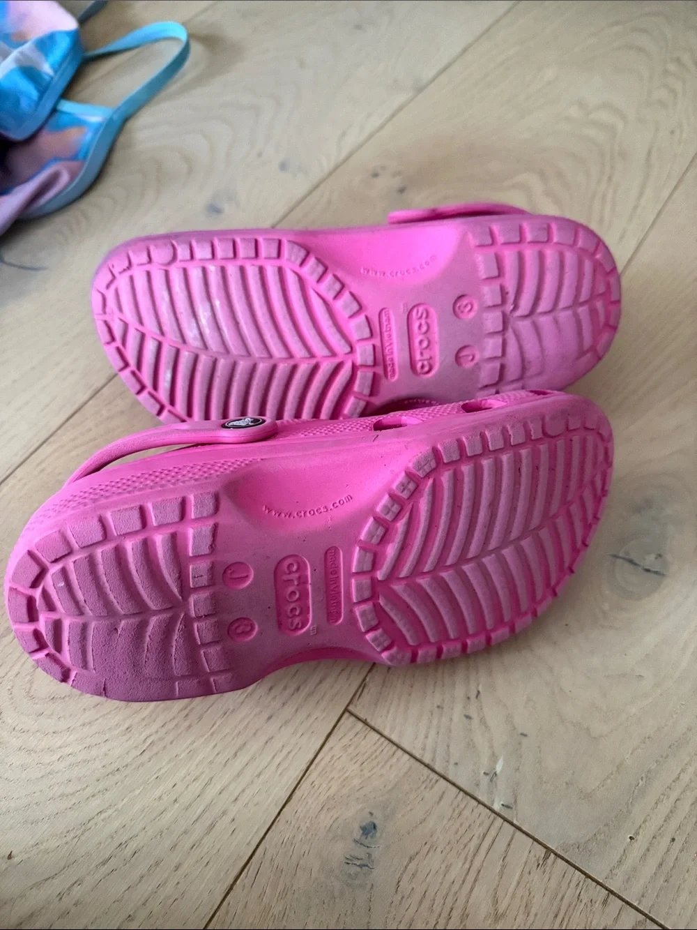 Kids size 3 Crocs Shoes with Charms